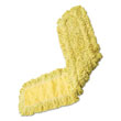 Trapper Looped-End Dust Mop Head, Yellow - 12" x 5"