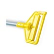 Rubbermaid [H126] Invader® Side Gate Wet Mop Handle - Plastic Yellow Head - 60" Aluminum Handle