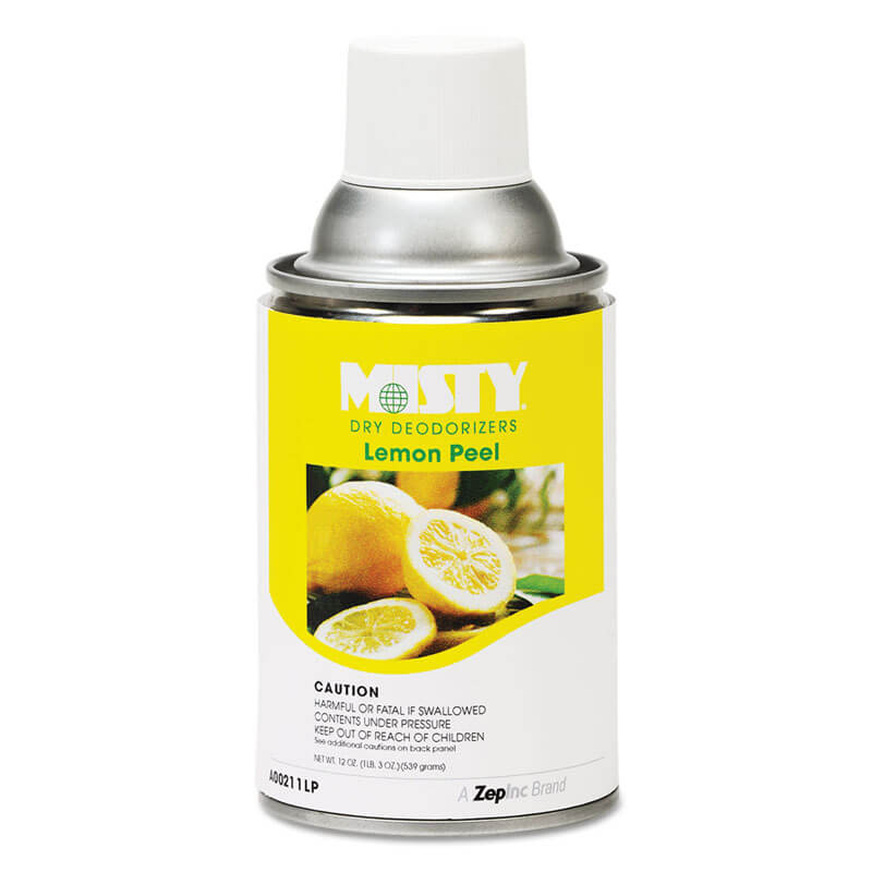 Misty Metered Aerosol Dry Deodorizer Refill - Lemon Peel