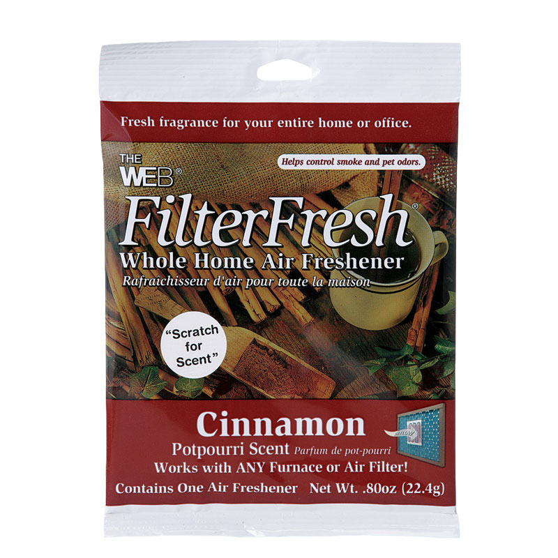 Web Filter Fresh Cinnamon Scented Air Freshener Pad