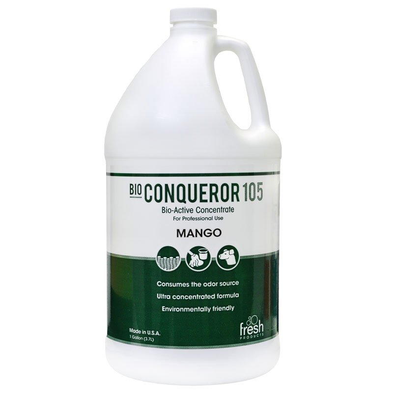 Bio Conqueror 105 Enzymatic Odor Counteractant Concentrate - Mango - 1 Gallon