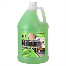 Nilodor 128-WSCM Nilium Water Soluble Deodorizer Concentrate - Cucumber Melon Fragrance - (4) 1 Gallon Bottles NIL-128WSCM