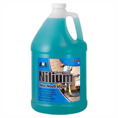 Nilodor 128-WSO Nilium Water Soluble Deodorizer Concentrate - Original Fragrance - (4) 1 Gallon Bottles NIL-128WSO