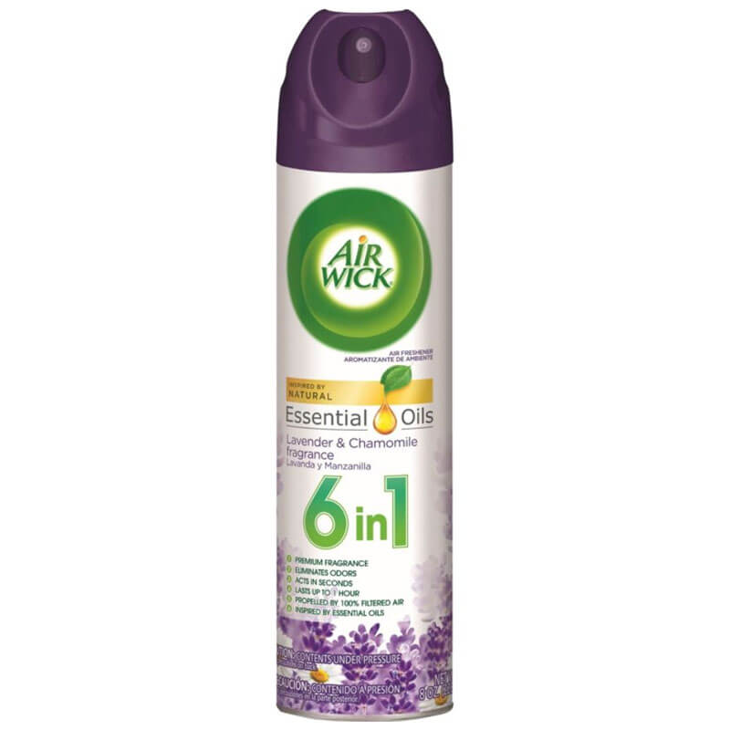 Handheld Air Fresheners, Lavender & Chamomile - (12) 8 oz. Aerosol Cans
