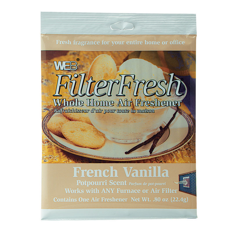 Web Filter Fresh French Vanilla Scented Air Freshener Pads