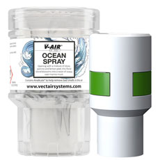 Vectair V-Air SOLID Air Freshener Refills - Ocean Spray - 6 Pack V-SOLID-OCEAN