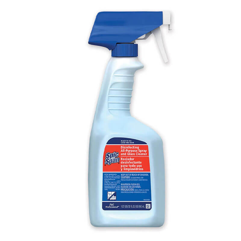 DISINFECTING ALL-PURPOSE SPRAY AND GLASS CLEANER, 32 OZ SPRAY BOTTLE, 6/CARTON PGC75353