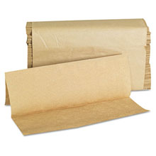Natural Multifold Paper Towels - 9" x 9.45" - (16) 250 Towels GEN1508                                           