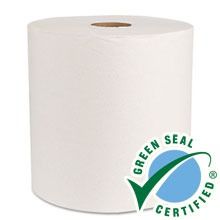 Green Universal Roll Towels, Natural White, 8" x 800 ft - 6 Rolls BWK17GREEN                                        