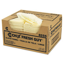Fresh Guy Towels, 13.5" x 13.5", Yellow CHI8255                                           