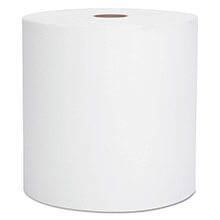 Scott 1-Ply Nonperforated Roll Towels - 1,000 Feet per Roll - White Paper