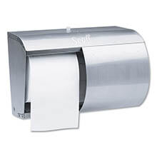 Reflections Coreless Double Roll Tissue Dispenser - Stainless Steel KCC09606                                          