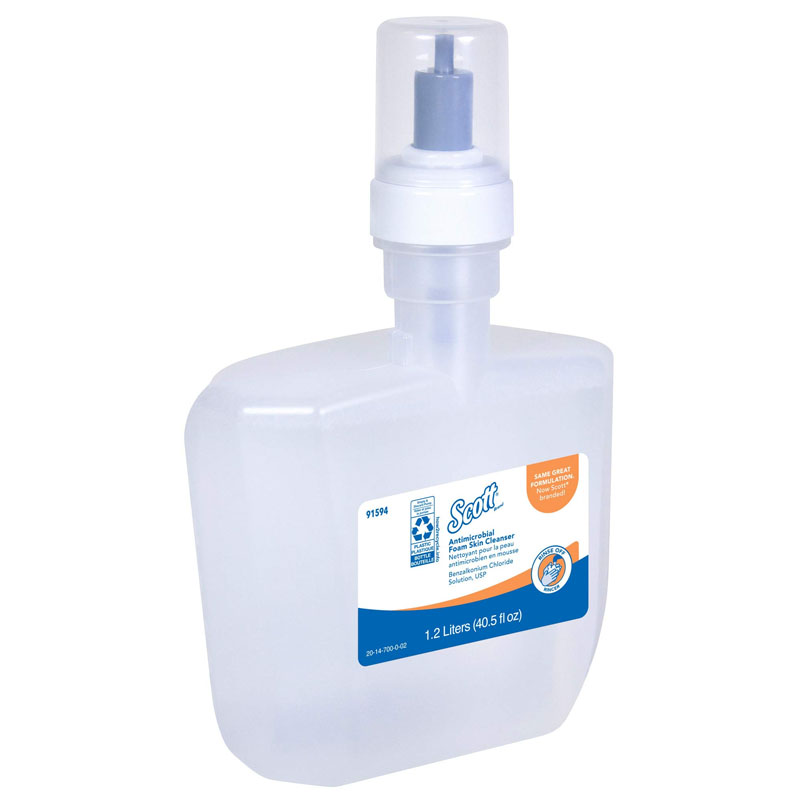 Antibacterial Foam Hand Cleanser - (2) 1200 mL Refills KCC91594                                          