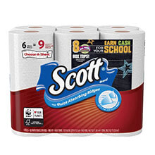 Scott Towel Choose-a-Size Mega Paper Towel Roll - (4) 6 Rolls KCC16447                                          