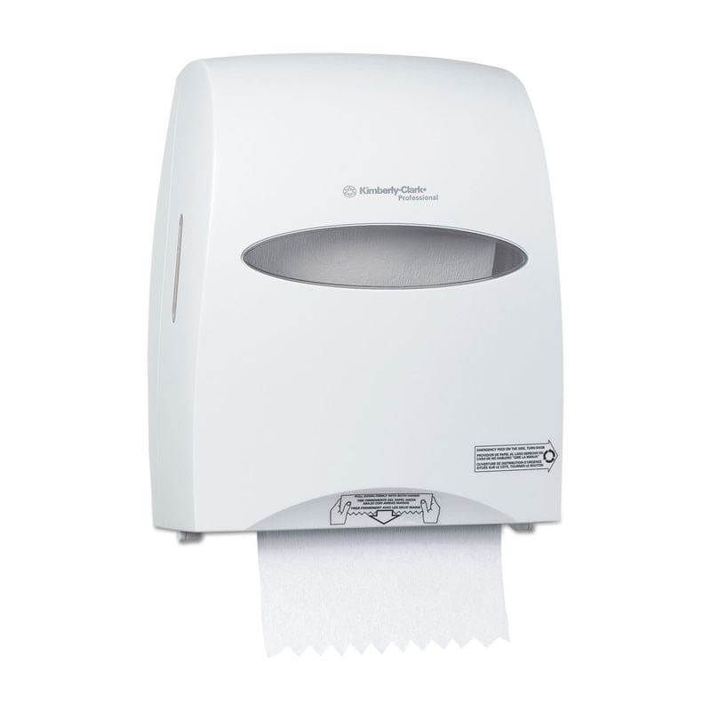 Sanitouch Hard Roll Paper Towel Dispenser - Pearl White KCC09995                                          