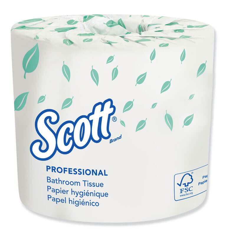 Scott Standard Roll Bath Tissue - One Ply - 1,210 Sheets per Roll