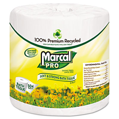 Marcal Pro Bathroom Tissue - 504 Sheets
