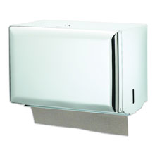 San Jamar Steel Singlefold Hand Towel Dispenser SANT1800WH