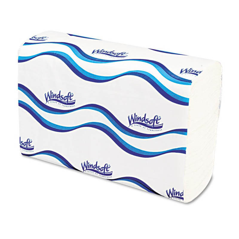 Windsoft 1-Ply Folded Paper Towel