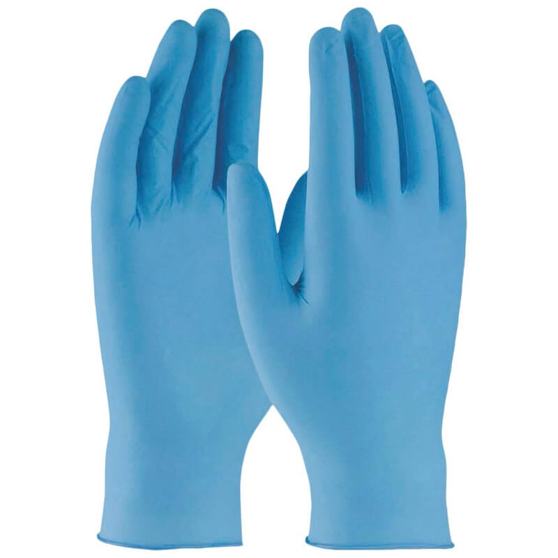 Powder-Free Medium Blue Nitrile Disposable Gloves (100-Pack)                       
