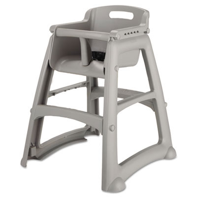 Sturdy Chair Youth Seat, Plastic - Platinum RCP7806-08PLA                                     