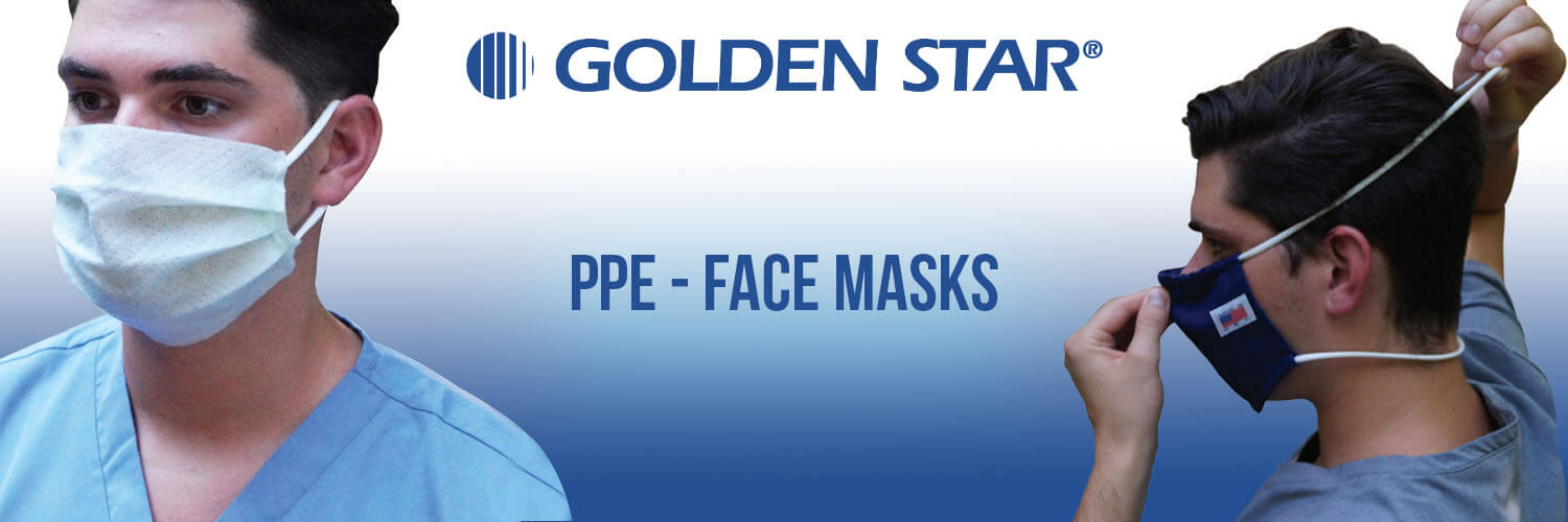Golden Star Face Masks