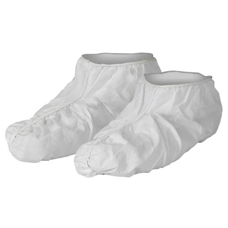 A20 Shoe Covers, MICROFORCE Barrier SMS Fabric, White - 300 Pack KCC36885                                          