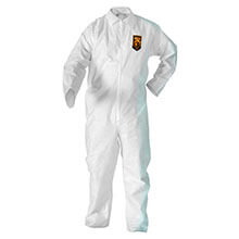 A20 Coveralls, MICROFORCE Barrier SMS Fabric, White, 2XL - 24 Pack KCC49005                                          