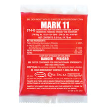 Stearns One Packs Mark 11 Disinfectant Cleaner - (10) 10 .5 fl. oz. Packets