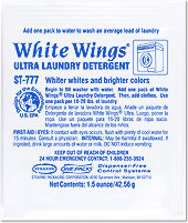 Stearns One Packs White Wings Ultra Laundry Detergent - (150) 1.5 wt. oz. Packets