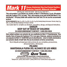 Stearns Quart'r Packs ST-1030 Disinfectant Cleaner - Label