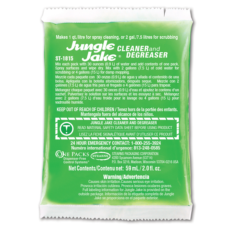 Jungle Jake Cleaner Degreaser (72) 2oz. Packets                                    