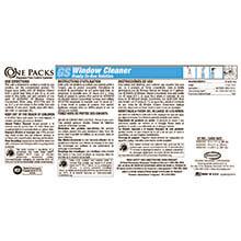 Stearns Quart'r Packs ST-670 Window Cleaner - Label