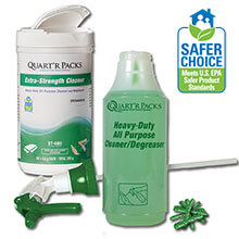 Stearns Quart'r Packs Extra-Strength Cleaner w/ Bottle - (1) 80 x 3.5g