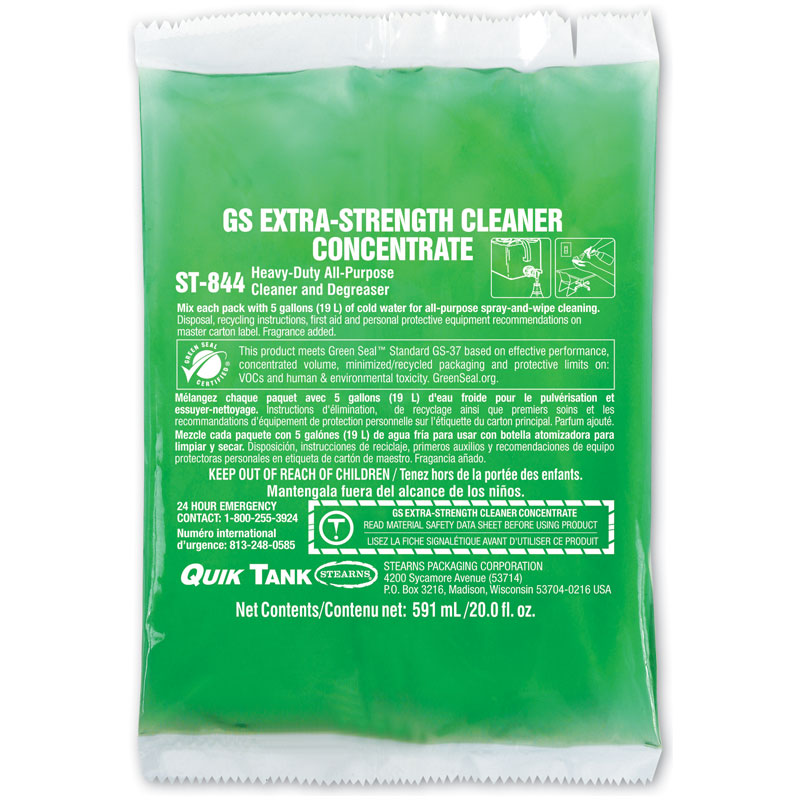 Quik Tank GS Extra Strength Cleaner Concentrate - (6) 20 fl. oz. Packets