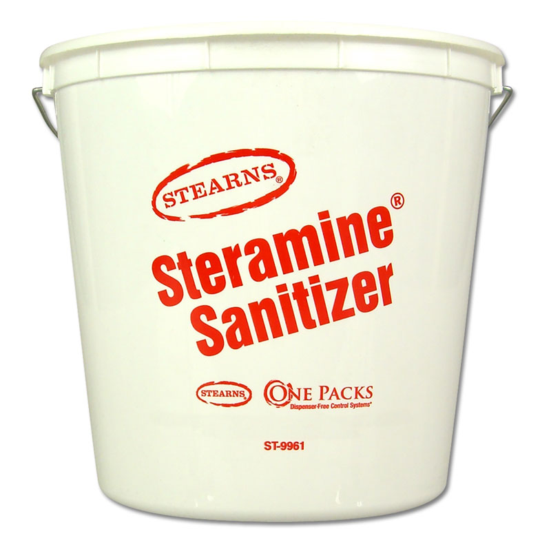 Stearns Steramine Sanitizer / Disinfectant 5 Qt. Bucket