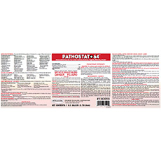 PathoStat 64 Disinfectant Cleaner – Peel & Stick Bottle Label PP-10430-LBL