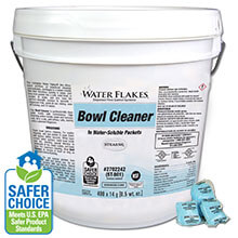 Stearns Water Flakes® ST-801 Toilet Bowl Cleaner - (1) 400 x 0.5 wt. oz. Tub