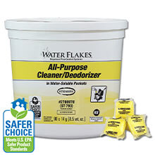 Stearns Water Flakes® ST-793 All-Purpose Cleaner & Deodorizer - (2) 90 x 0.5 wt. oz. Pails