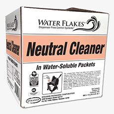 Stearns Water Flakes Neutral Floor Cleaner – 400 x 0.5 oz Water-Soluble Packets, Makes 1,200 Gallons PP-ST800