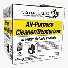 Stearns Water Flakes All-Purpose Cleaner & Deodorizer Packets – (400) 0.5 oz. Water-Soluble Packets PP-ST802