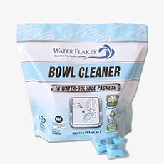 Stearns Water Flakes Bowl Cleaner – 2 x 90 x 0.5 oz Water-Soluble Packets, 180/Case PP-ST792