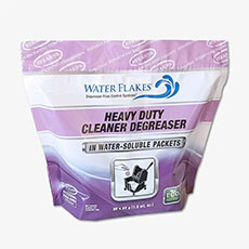 Stearns Water Flakes Heavy-Duty Cleaner Degreaser – 2 x 36 x 1.5 oz Water-Soluble Packets, 72/Case PP-ST797