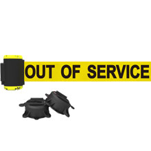 7 ft. Out of Service Magnet Wall Mount Barrier