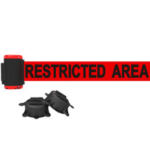 7' Restricted Area Magnetic Wall Mount Banner