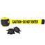 Caution - Do Not Enter Magnetic Wall Mount Banner - 30' Retractable Belt