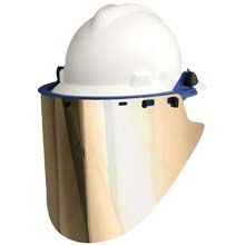 IM20-GHC6F Injection Molded Face Shield - Gold Hard Coated PL-2119880