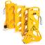Rubbermaid [9S11] 2-Sided Mobile Barrier - Yellow - 16 Panels - 13' Long