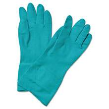 Galaxy Nitrile Flock-Lined Gloves - Medium