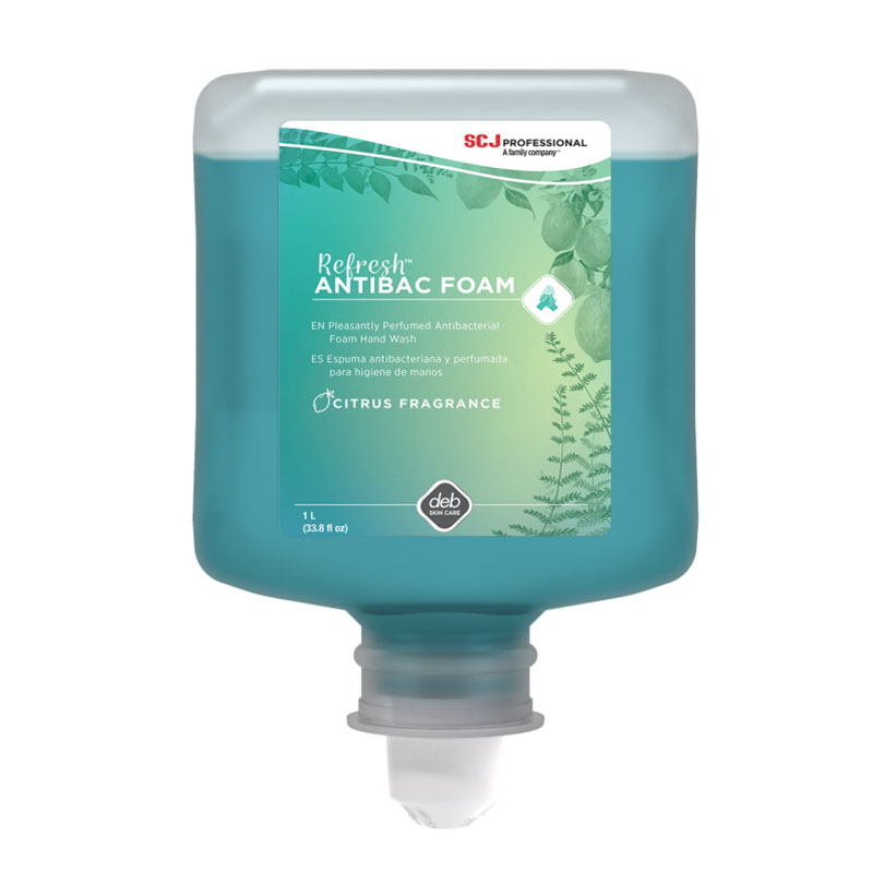 Refresh AntiBac Foam Antibacterial Soap - 1 Liter Cartridge